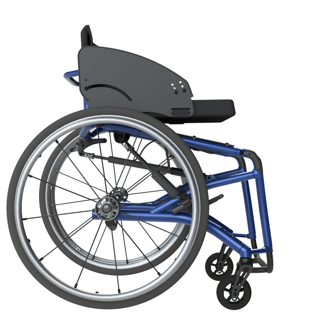 PDG Mobility Elevation Ultralight Wheelchair with Seat Lift Recare