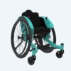 Kiddo tilt wheelchair in turquiose