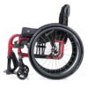 Quickie QS5 X folding wheelchair side view